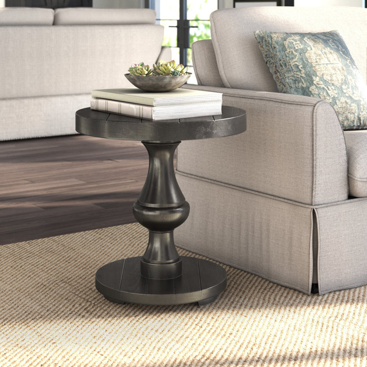 Greyleigh™ Millis 24'' Tall Pedestal End Table & Reviews Wayfair